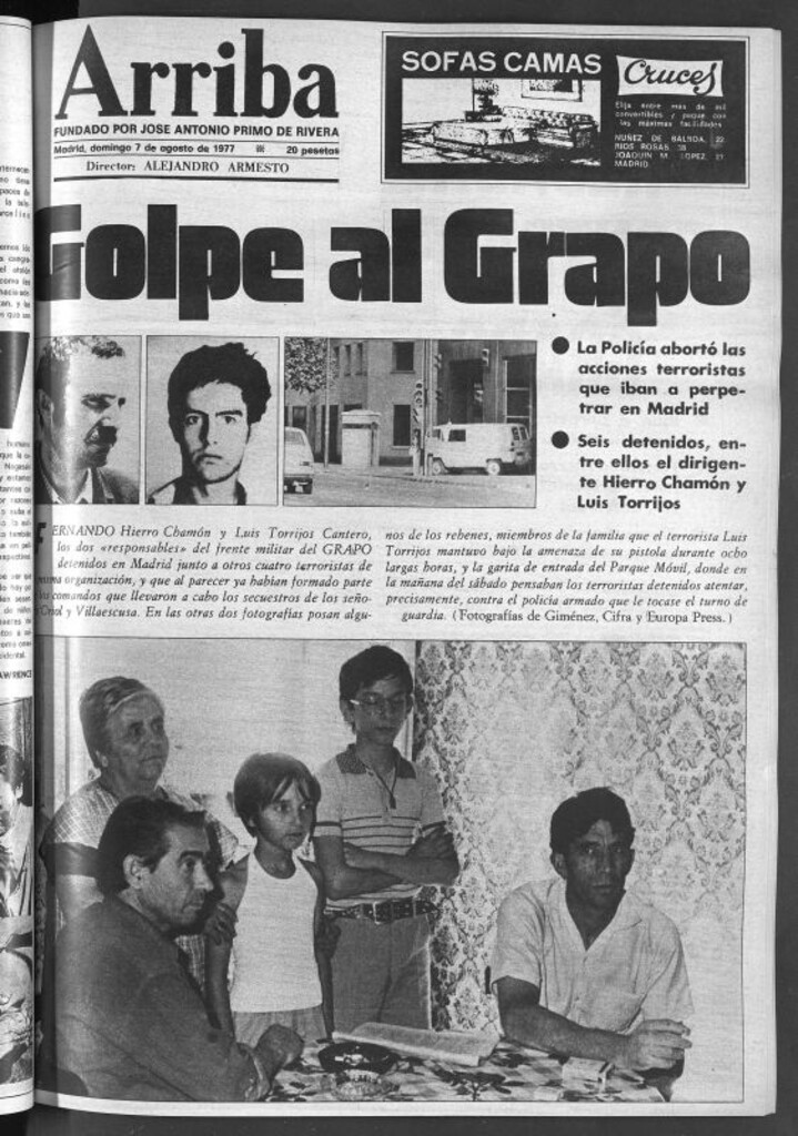 Miniatura de Arriba del 7 de agosto de 1977