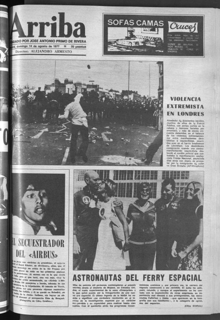 Miniatura de Arriba del 14 de agosto de 1977