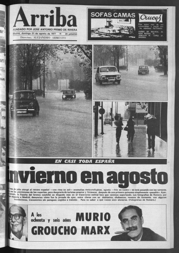 Miniatura de Arriba del 21 de agosto de 1977