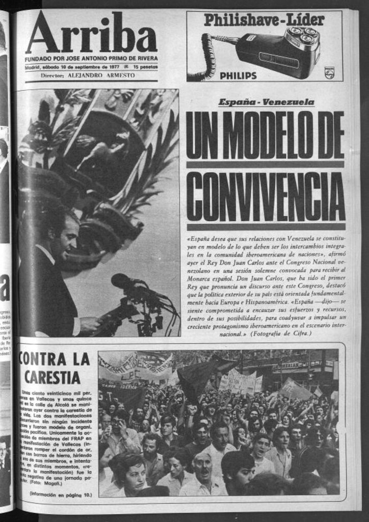 Miniatura de Arriba del 10 de septiembre de 1977