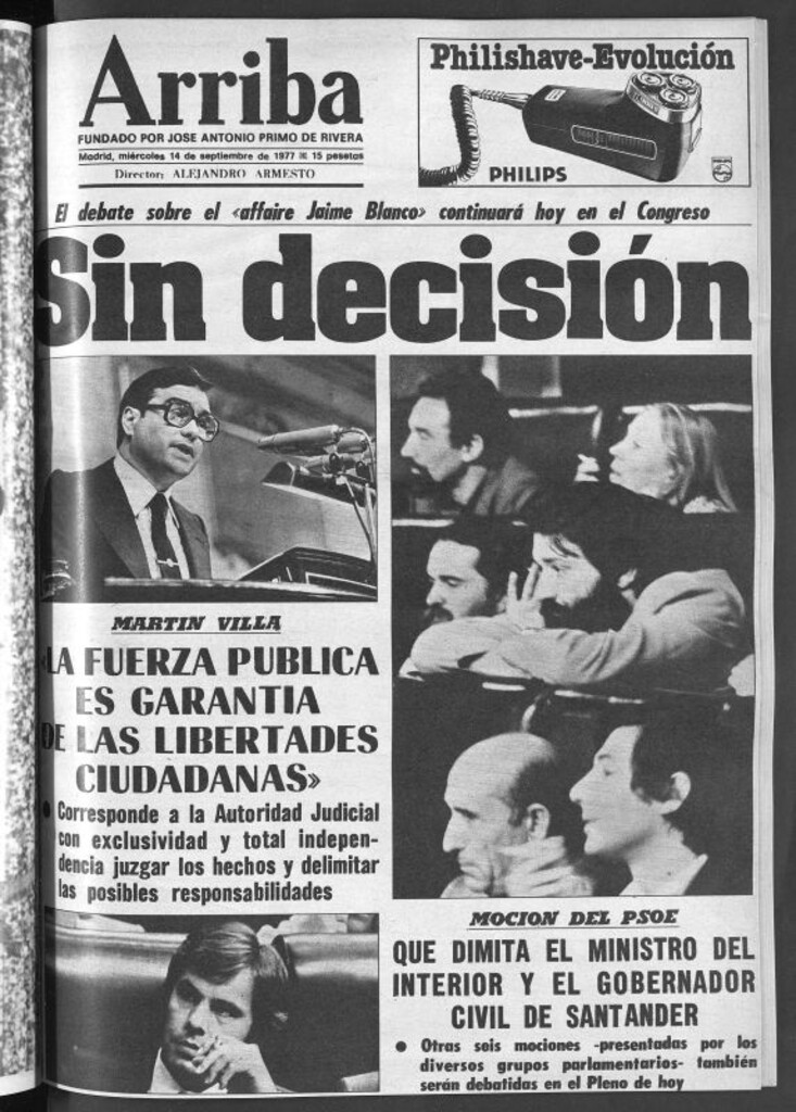 Miniatura de Arriba del 14 de septiembre de 1977