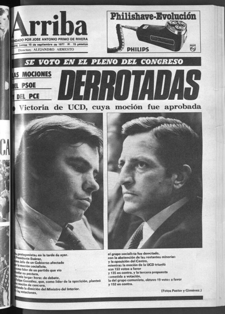 Miniatura de Arriba del 15 de septiembre de 1977
