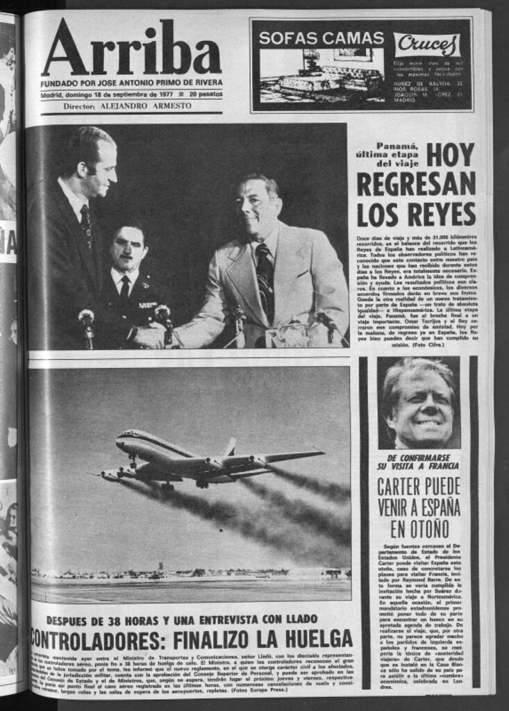 Miniatura de Arriba del 18 de septiembre de 1977