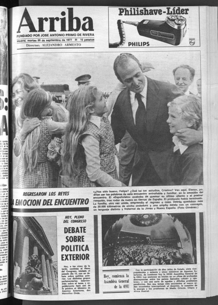Miniatura de Arriba del 20 de septiembre de 1977