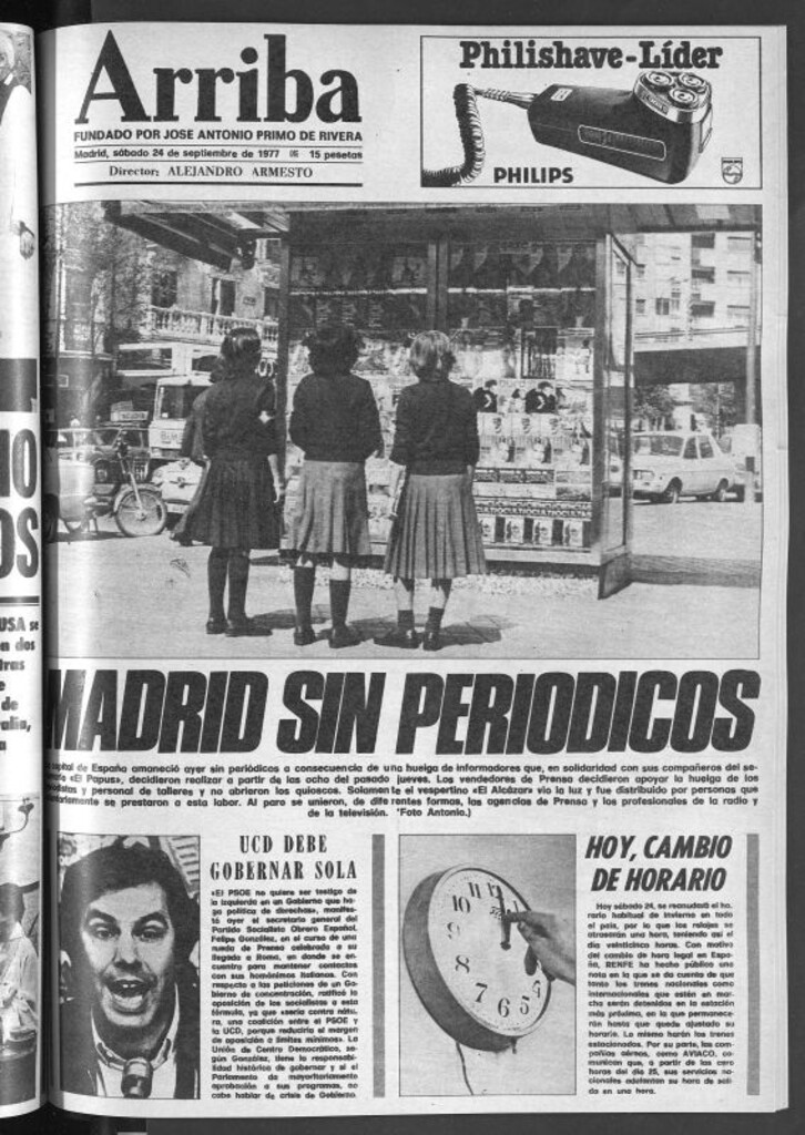 Miniatura de Arriba del 24 de septiembre de 1977