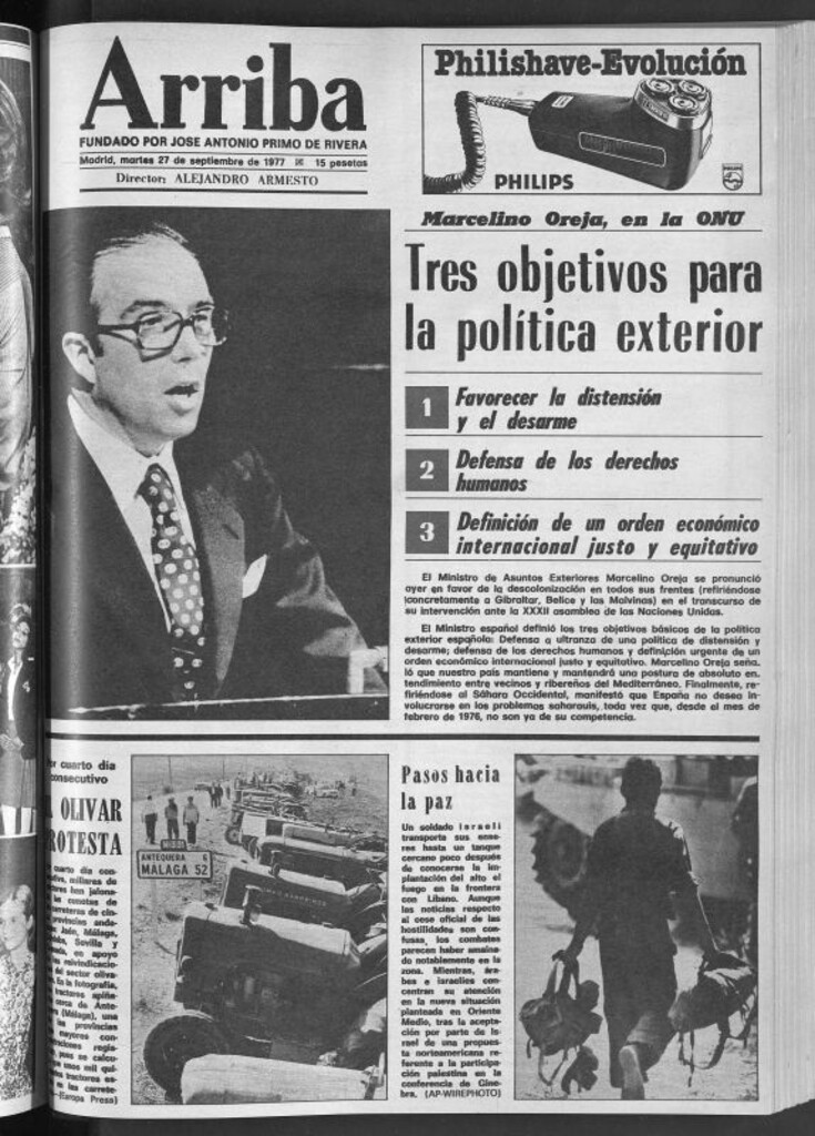 Miniatura de Arriba del 27 de septiembre de 1977