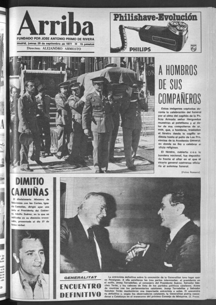 Miniatura de Arriba del 29 de septiembre de 1977