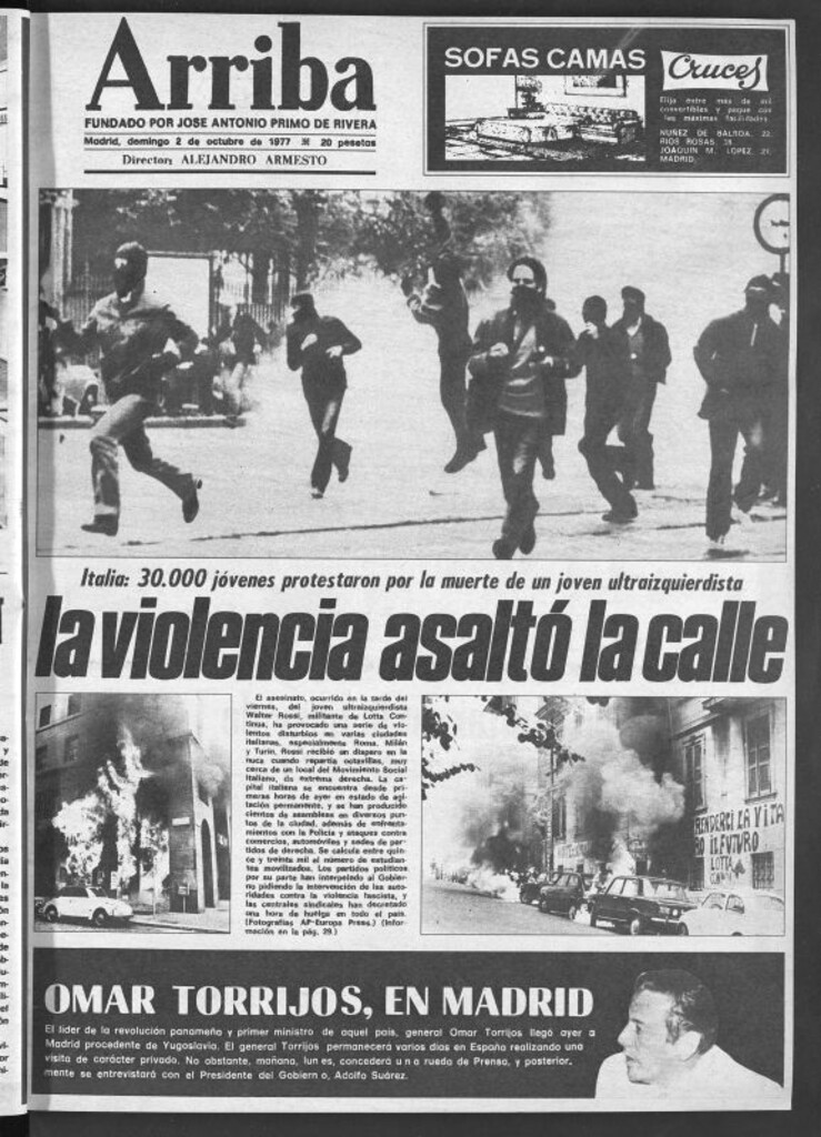 Miniatura de Arriba del 2 de octubre de 1977