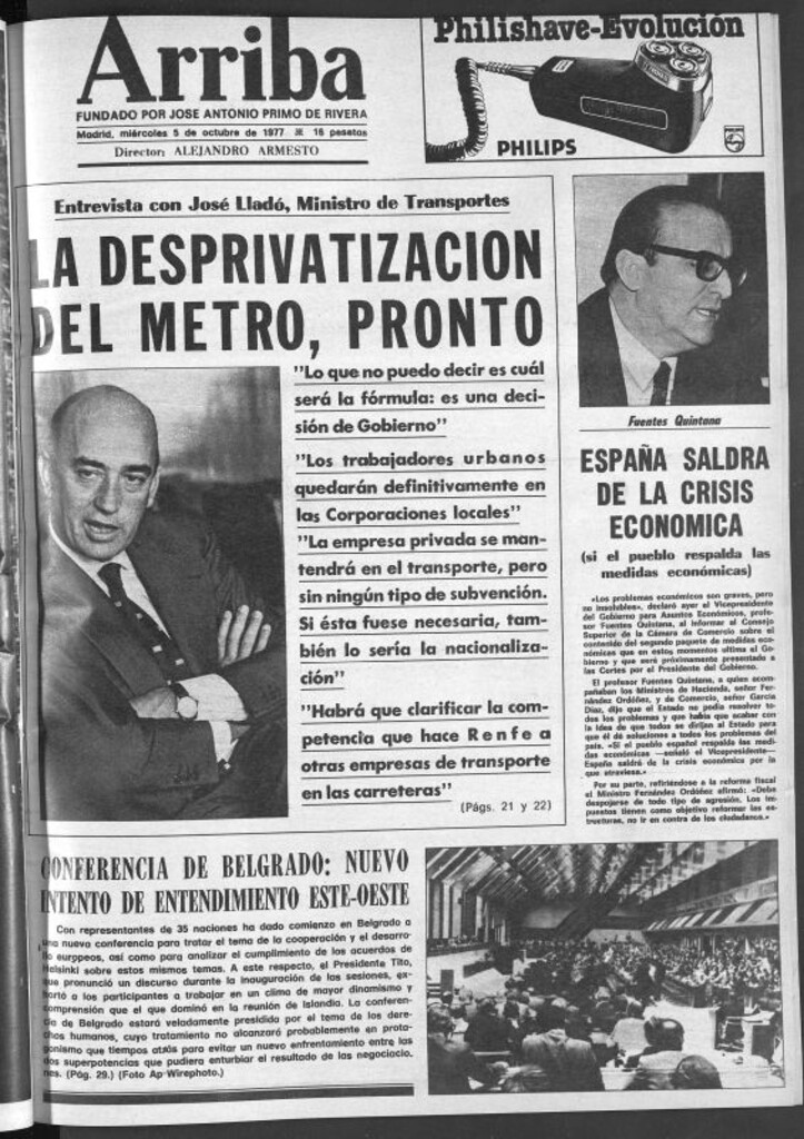 Miniatura de Arriba del 5 de octubre de 1977