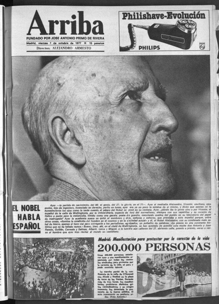 Miniatura de Arriba del 7 de octubre de 1977