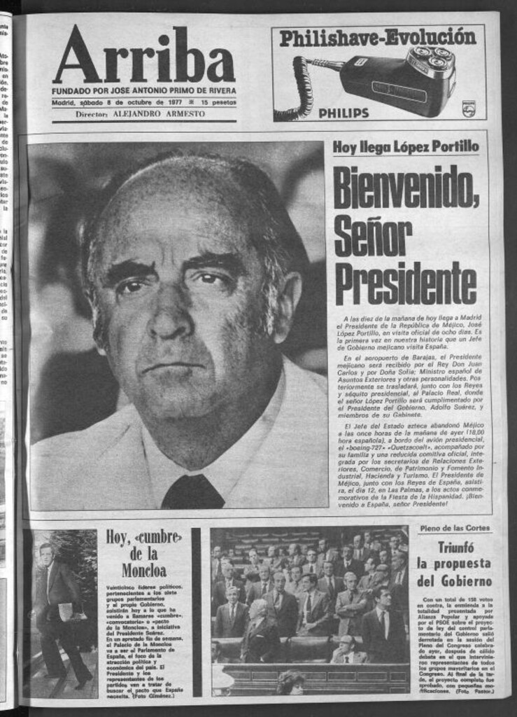 Miniatura de Arriba del 8 de octubre de 1977