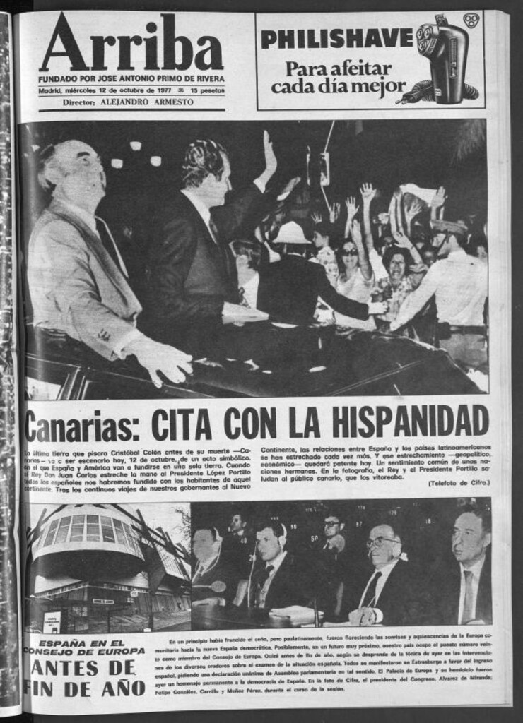 Miniatura de Arriba del 12 de octubre de 1977