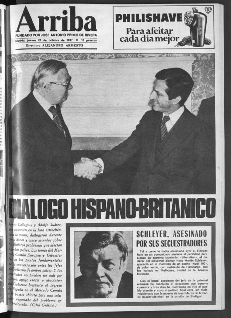 Miniatura de Arriba del 20 de octubre de 1977