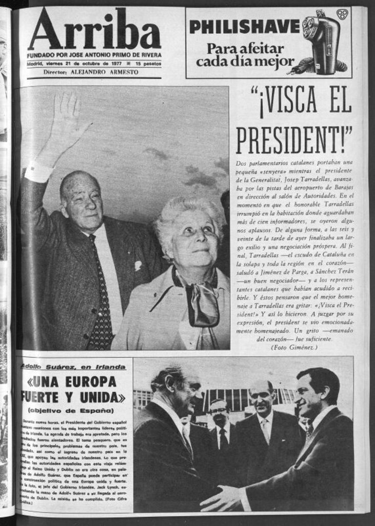 Miniatura de Arriba del 21 de octubre de 1977