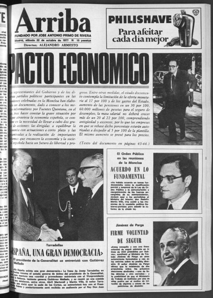 Miniatura de Arriba del 22 de octubre de 1977