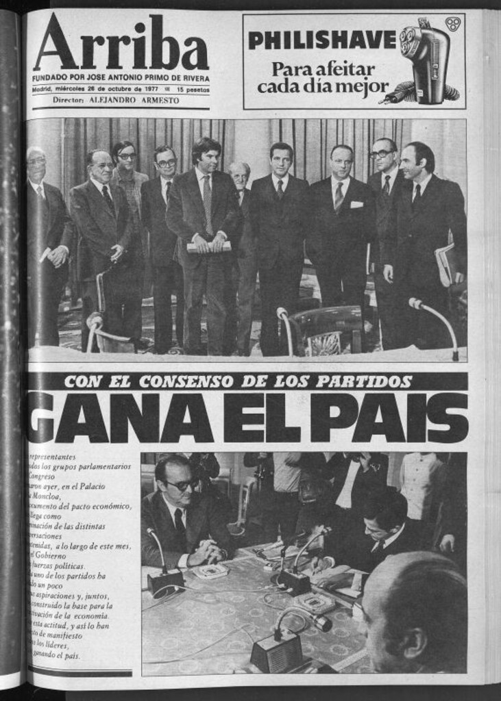 Miniatura de Arriba del 26 de octubre de 1977