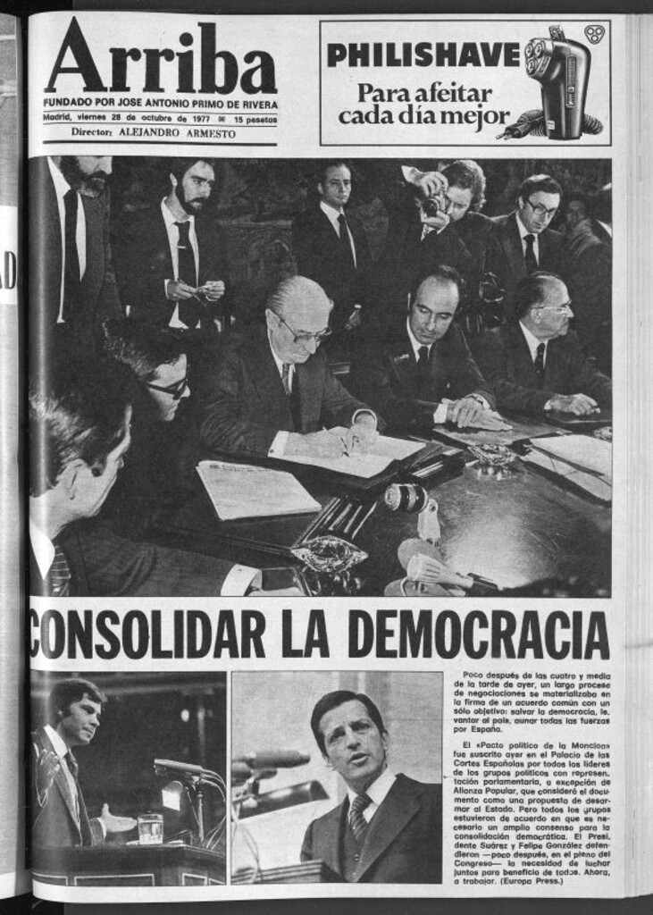 Miniatura de Arriba del 28 de octubre de 1977