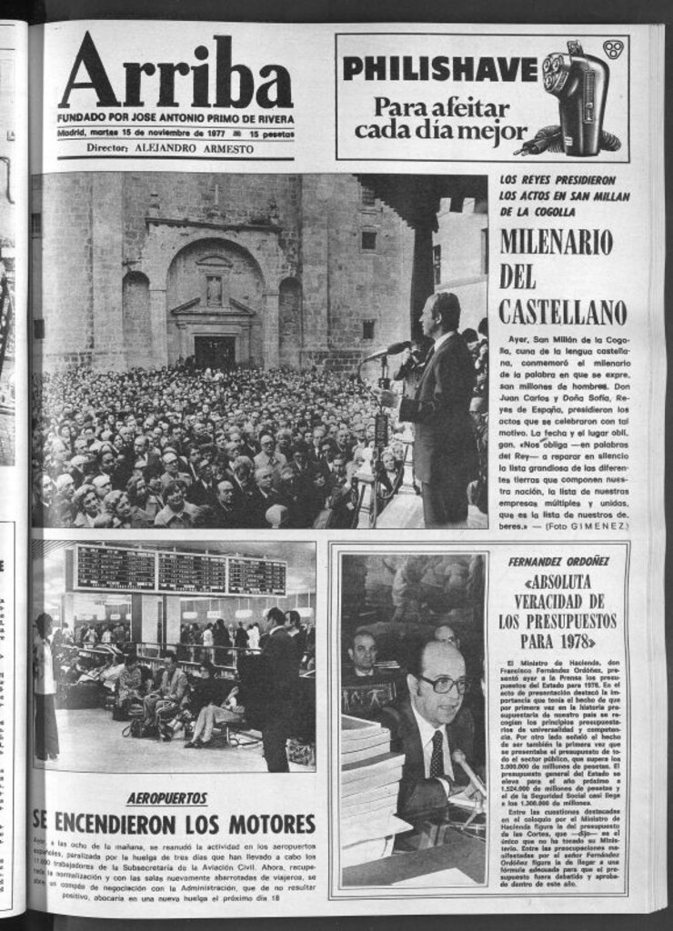Miniatura de Arriba del 15 de noviembre de 1977