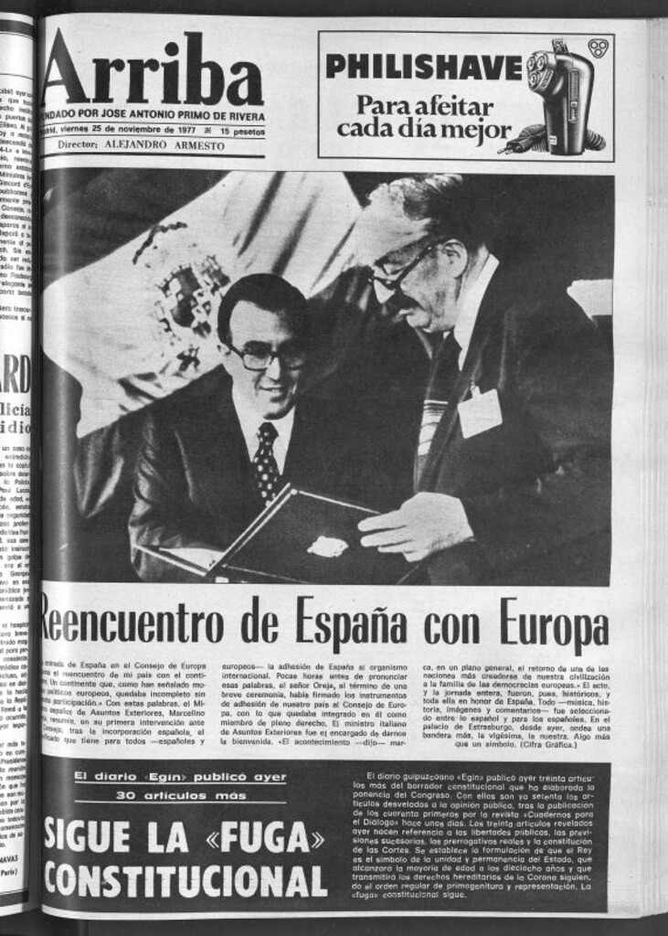 Miniatura de Arriba del 25 de noviembre de 1977