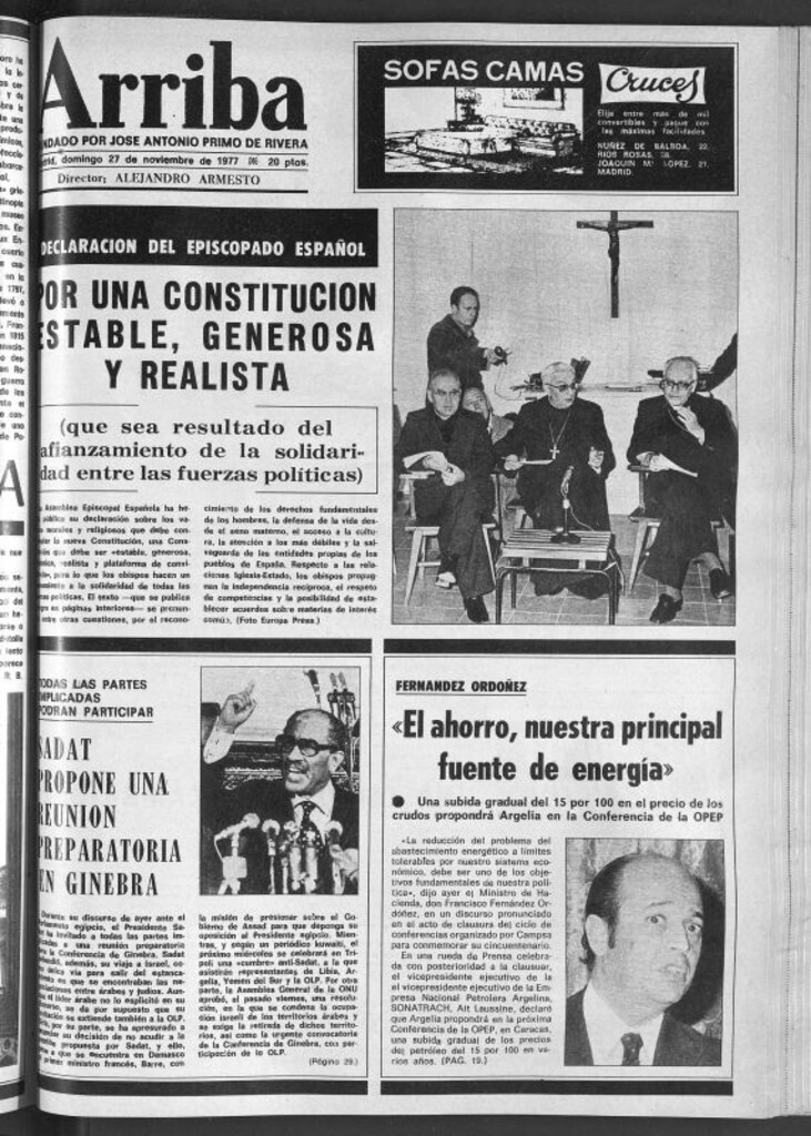 Miniatura de Arriba del 27 de noviembre de 1977