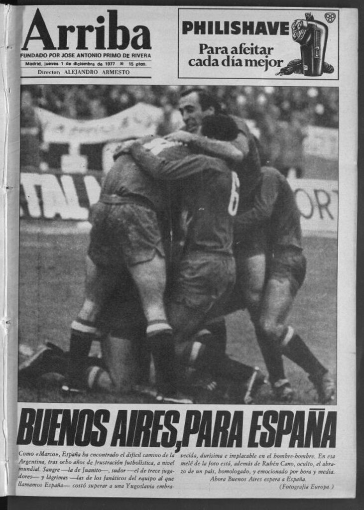 Miniatura de Arriba del 1 de diciembre de 1977