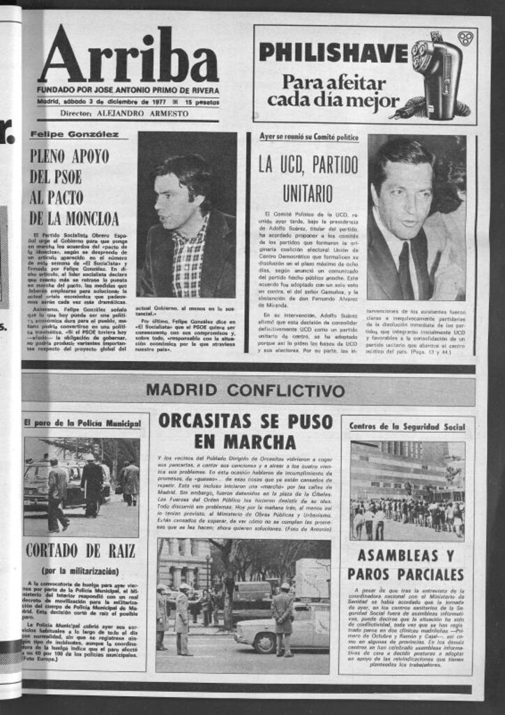 Miniatura de Arriba del 3 de diciembre de 1977