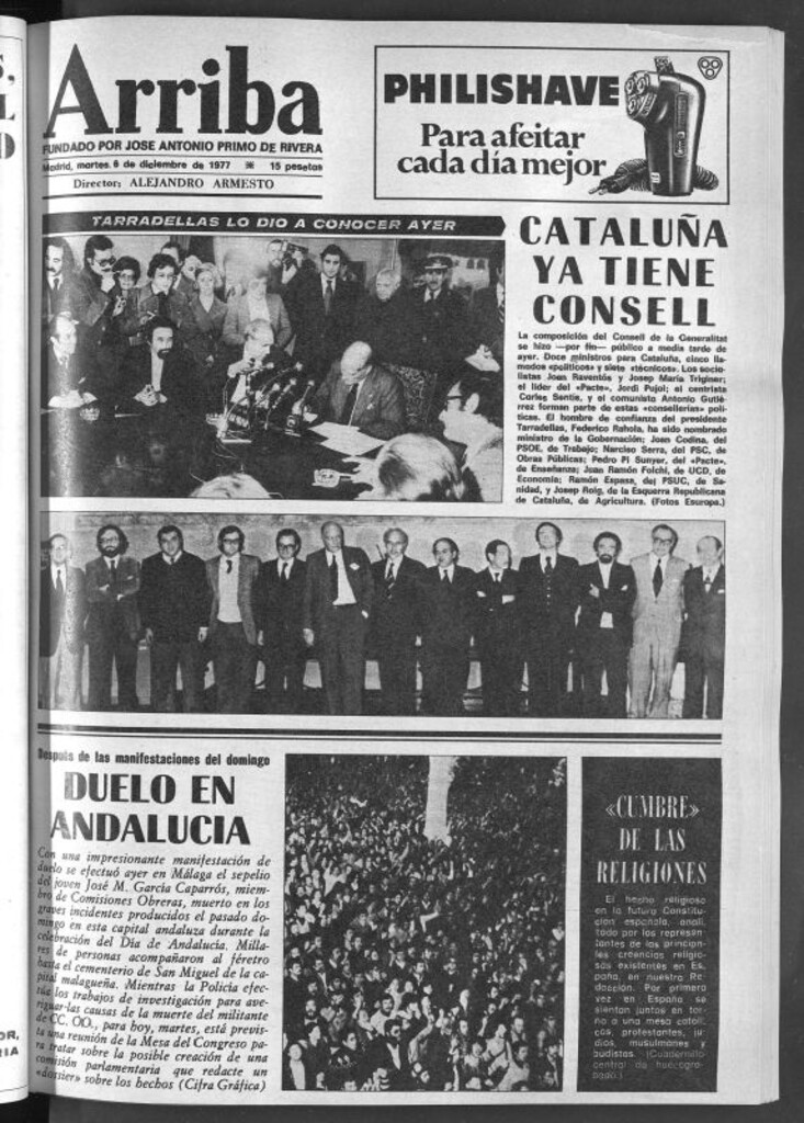 Miniatura de Arriba del 6 de diciembre de 1977