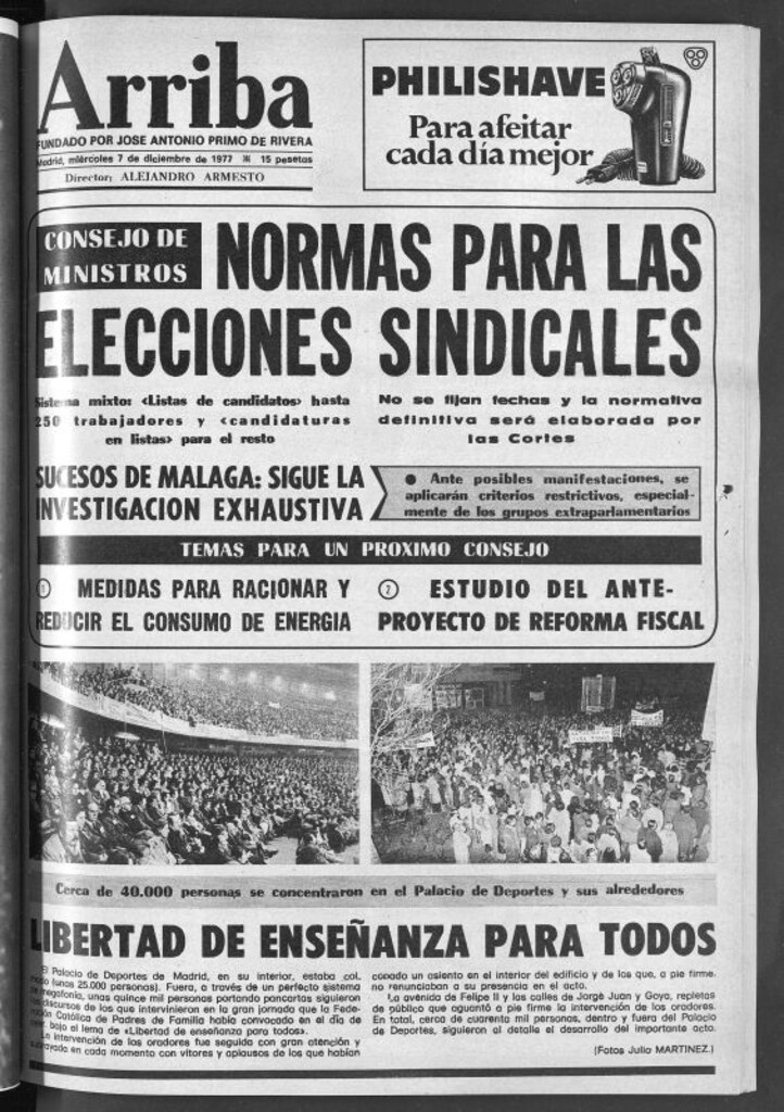 Miniatura de Arriba del 7 de diciembre de 1977