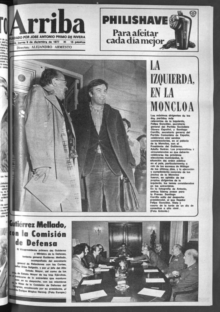 Miniatura de Arriba del 8 de diciembre de 1977