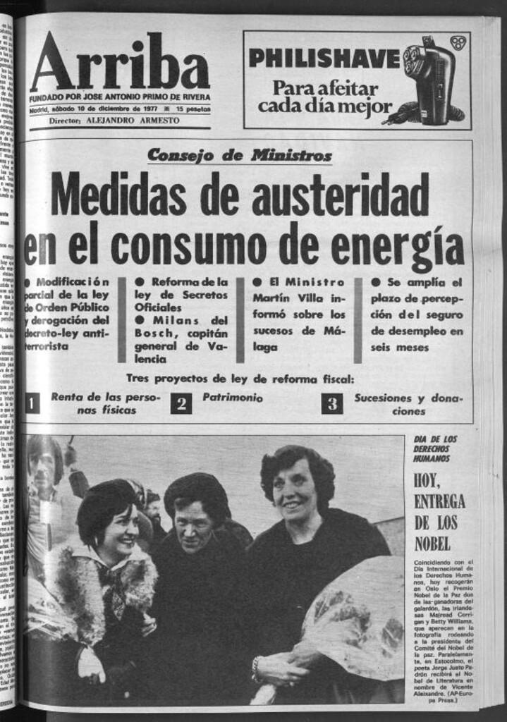 Miniatura de Arriba del 10 de diciembre de 1977