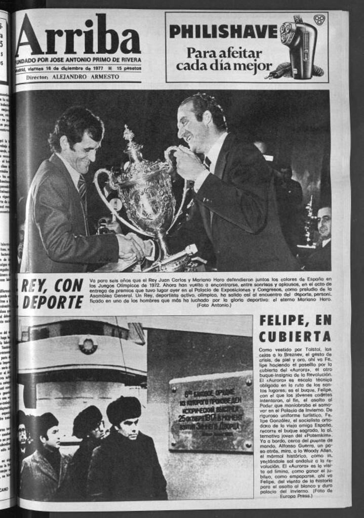 Miniatura de Arriba del 16 de diciembre de 1977