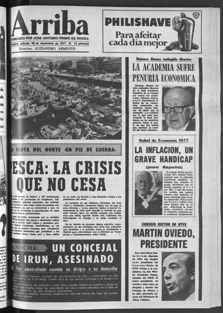 Miniatura de Arriba del 17 de diciembre de 1977