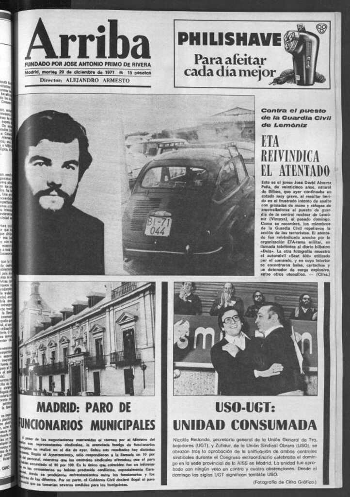 Miniatura de Arriba del 20 de diciembre de 1977