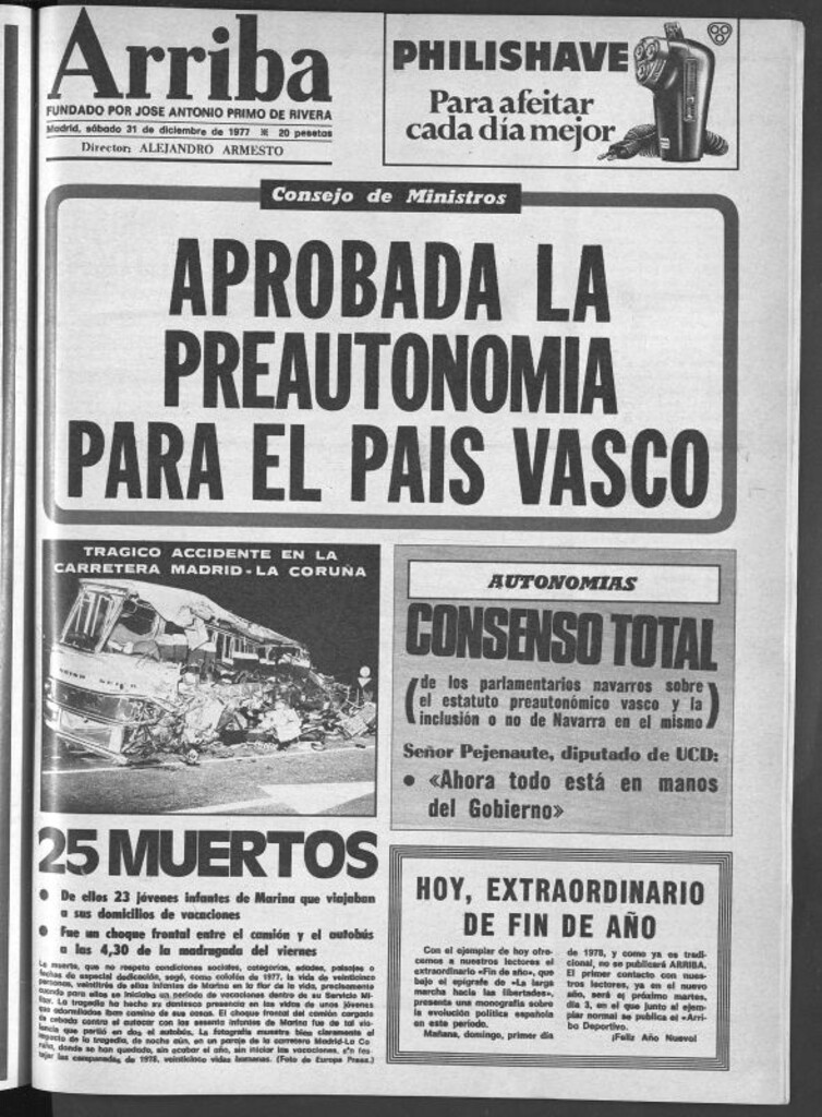 Miniatura de Arriba del 31 de diciembre de 1977