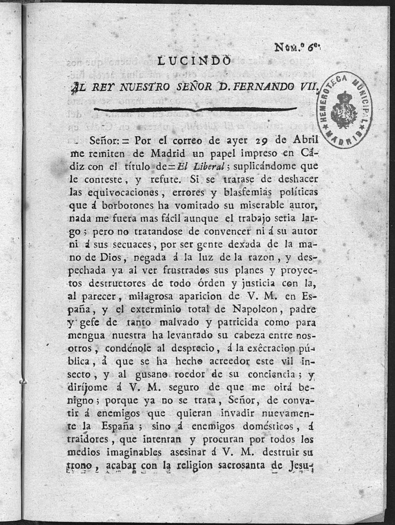 Miniatura de Lucindo, nº 6