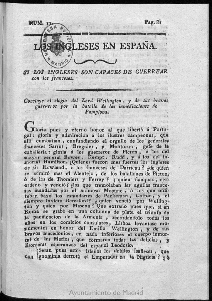 Miniatura de Los Ingleses en España. N. 11