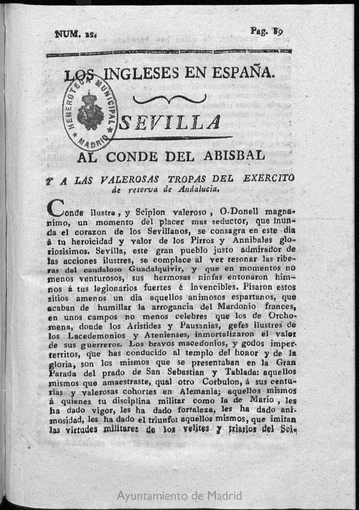 Miniatura de Los Ingleses en España. N. 12