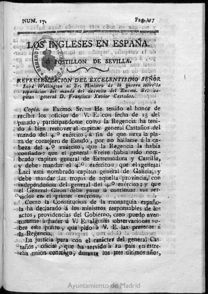 Miniatura de Los Ingleses en España. N. 17