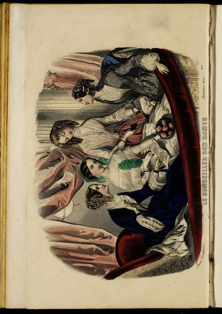 Miniatura de Le Conseiller des Dames.Diciembre 1850