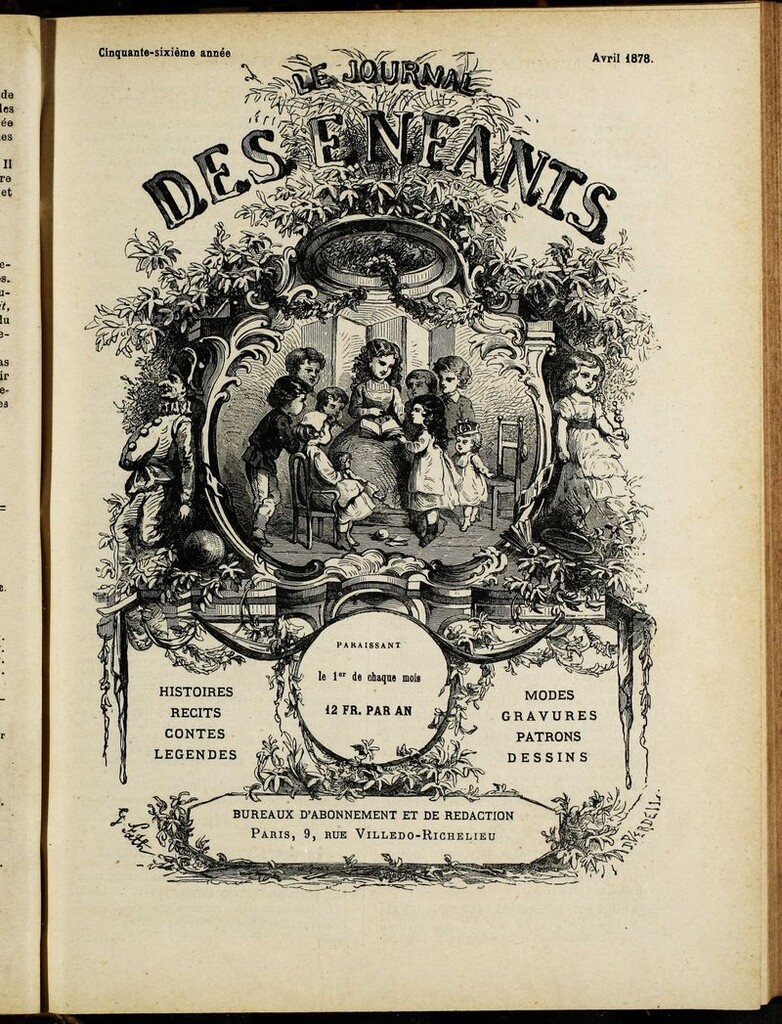Miniatura de Le Journal des Enfants. Abril 1878