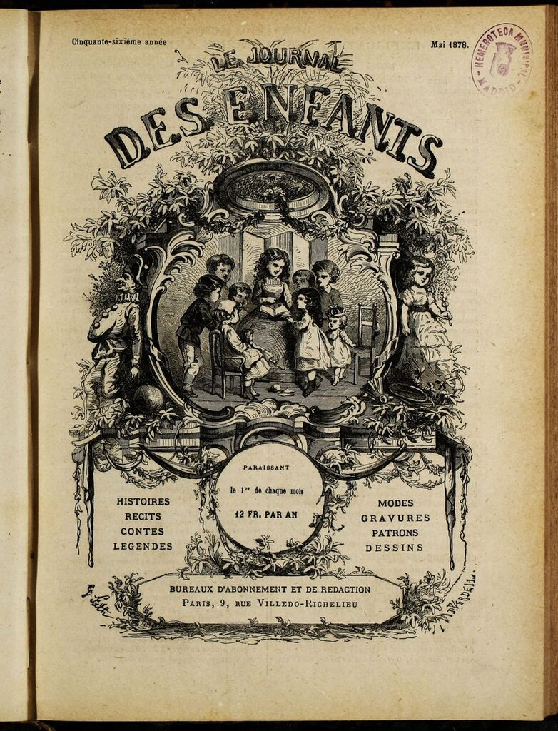 Miniatura de Le Journal des Enfants. Mayo 1878