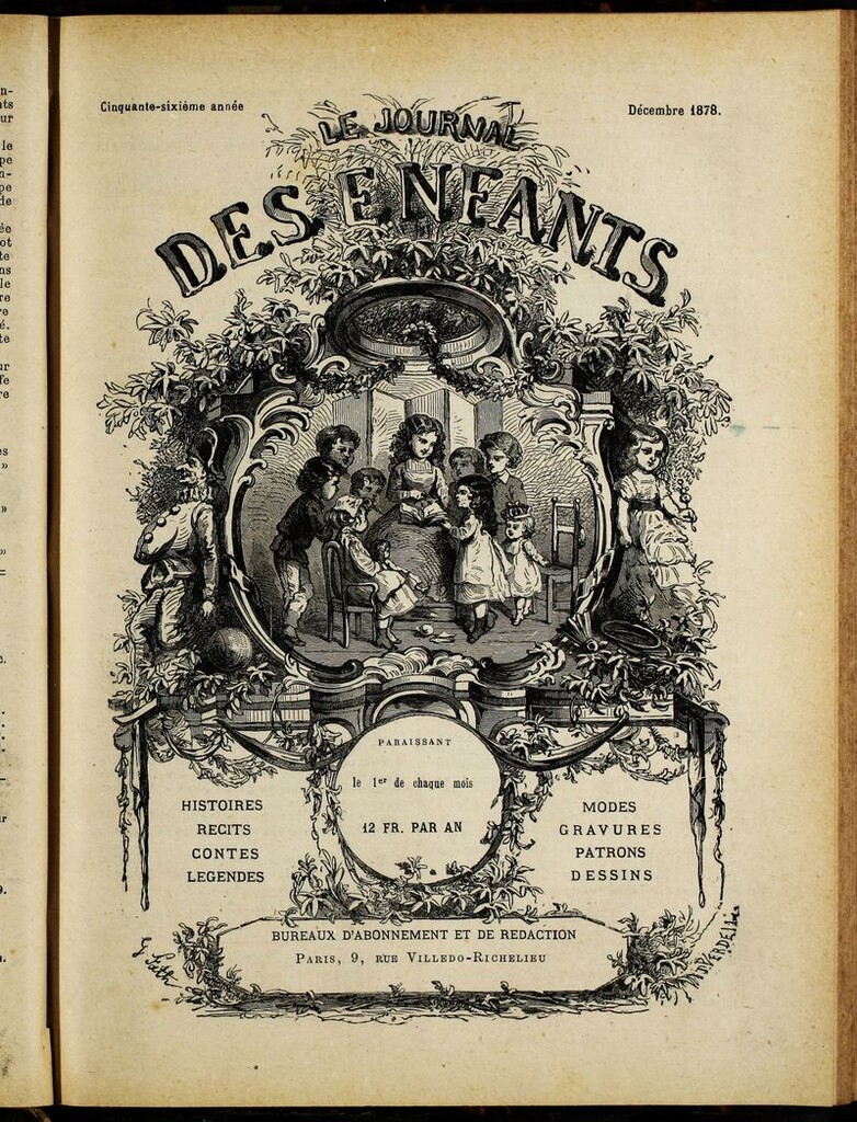 Miniatura de Le Journal des Enfants. Diciembre 1878