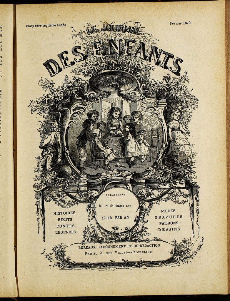 Miniatura de Le Journal des Enfants. Febrero 1879