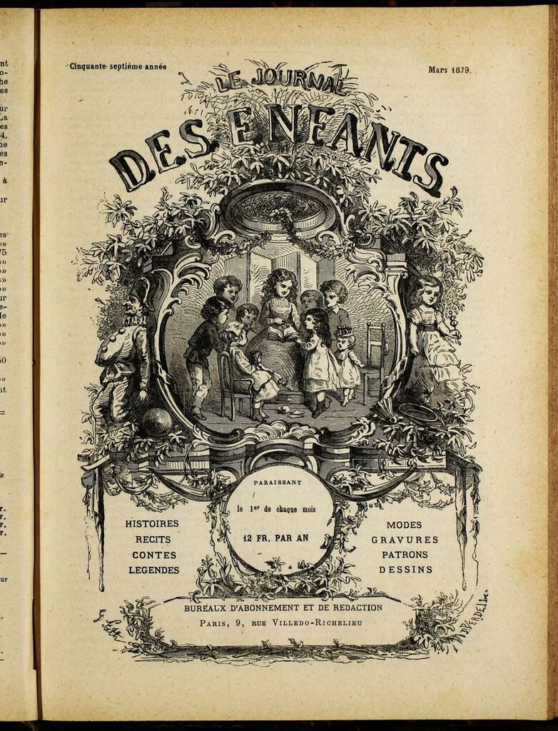 Miniatura de Le Journal des Enfants. Marzo 1879