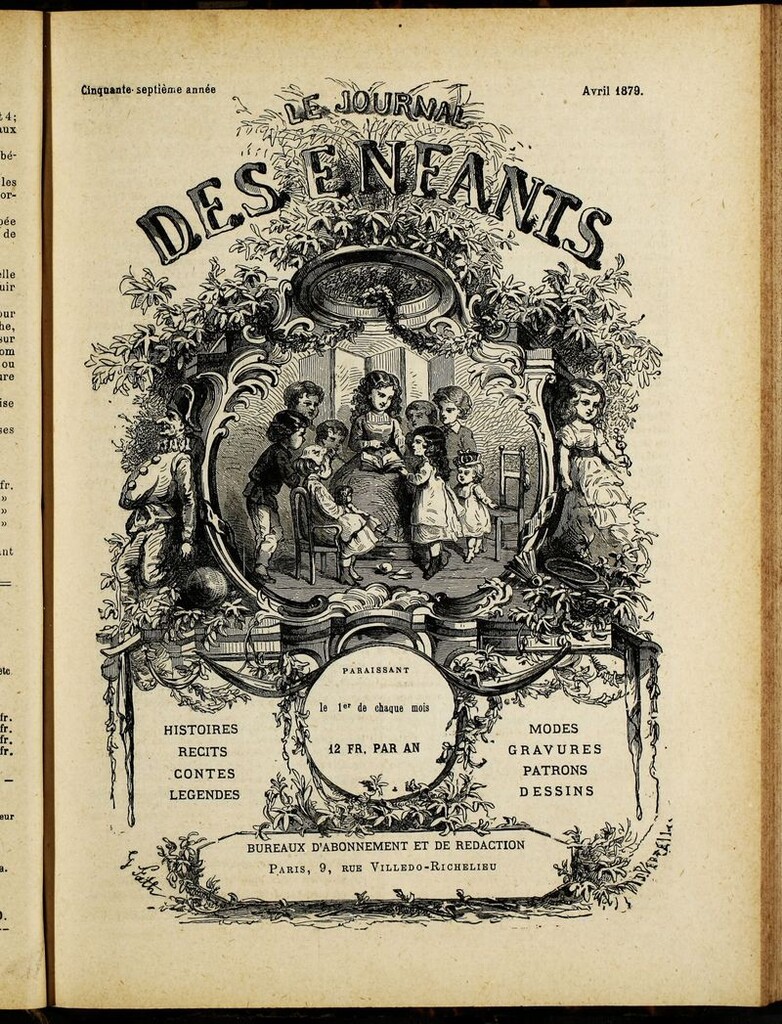 Miniatura de Le Journal des Enfants. Abril 1879