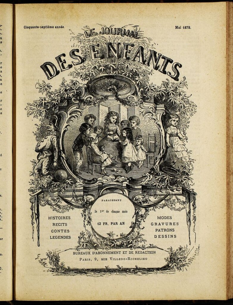 Miniatura de Le Journal des Enfants. Mayo 1879