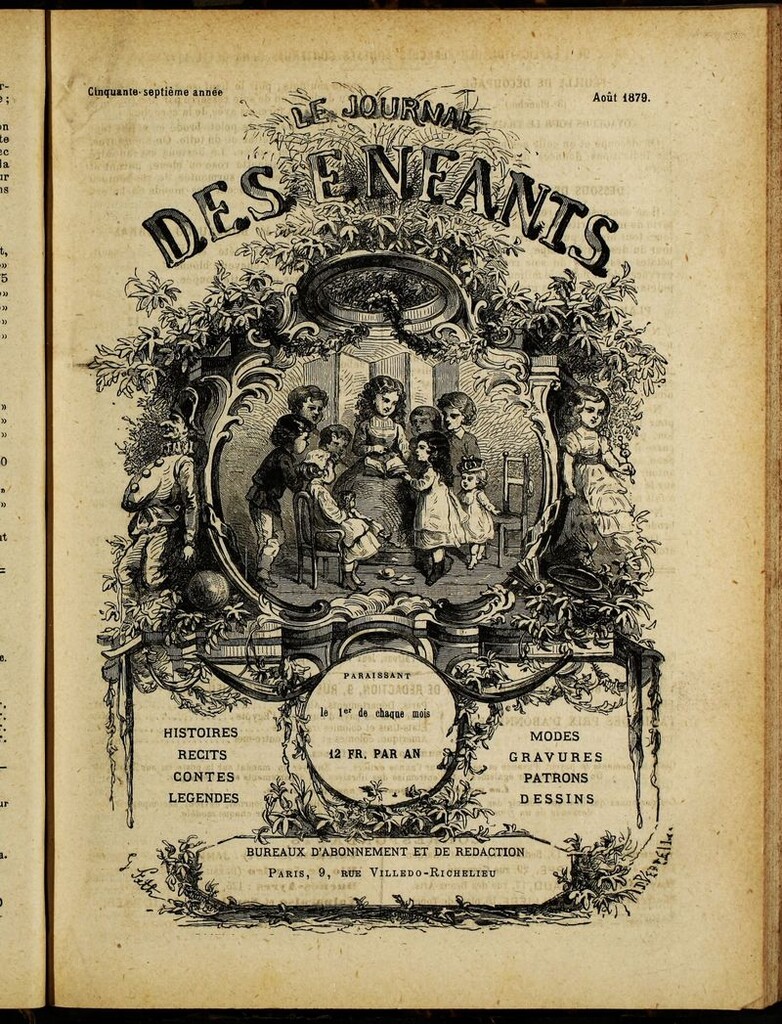 Miniatura de Le Journal des Enfants. Agosto 1879