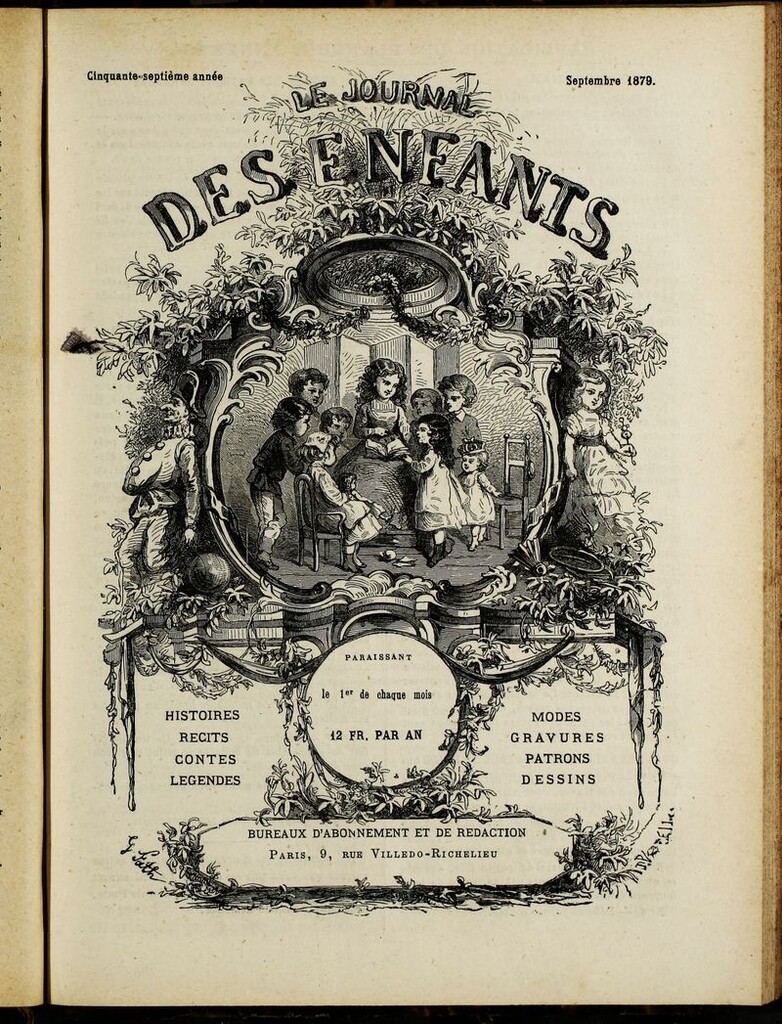 Miniatura de Le Journal des Enfants. Septiembre 1879
