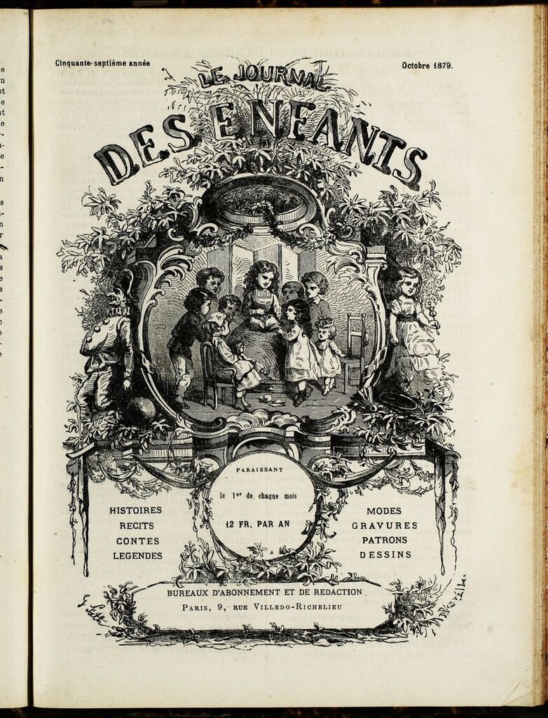 Miniatura de Le Journal des Enfants. Octubre 1879