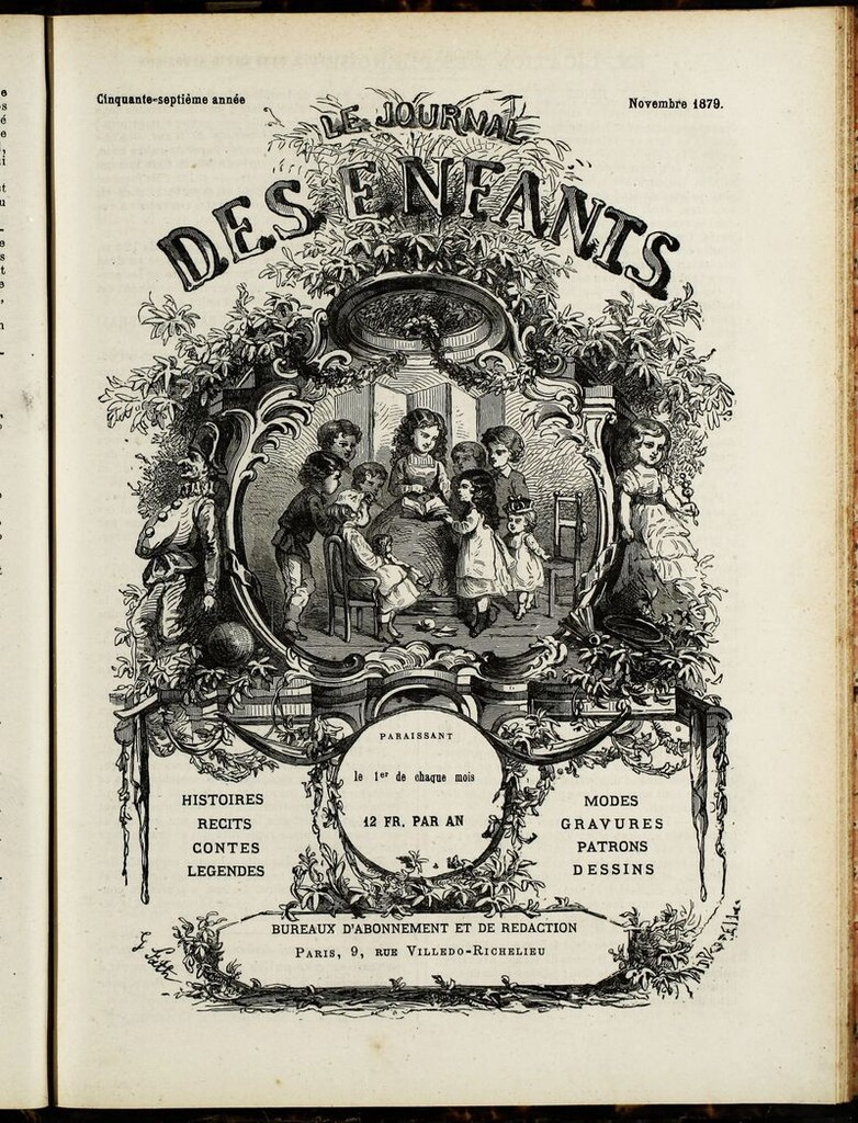 Miniatura de Le Journal des Enfants. Noviembre 1879